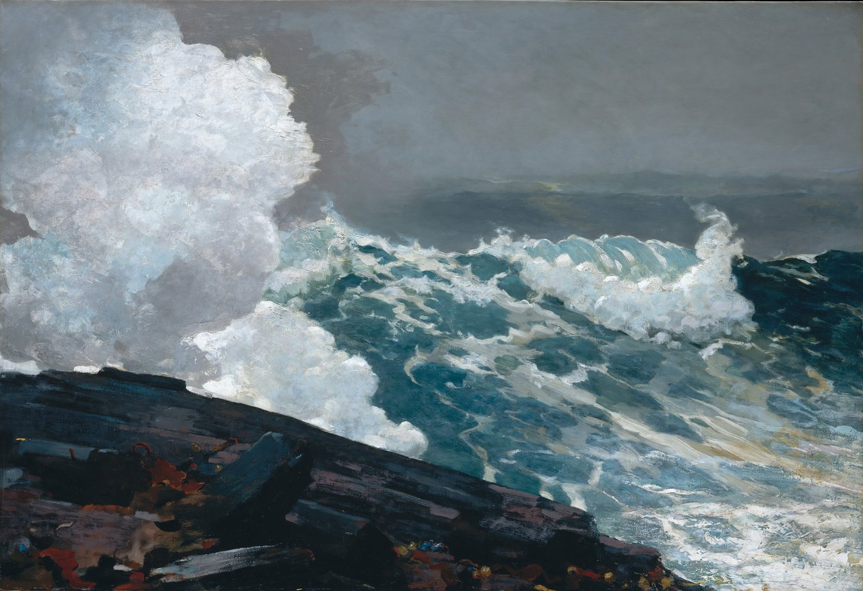 Northeaster, 1895, omarbejdet i 1901. af Winslow Homer