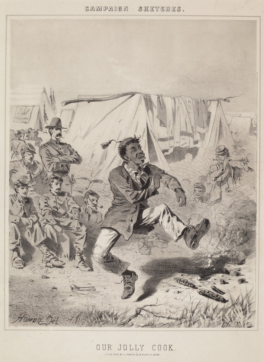 Our Jolly Cook (Kampagneskitser) af Winslow Homer