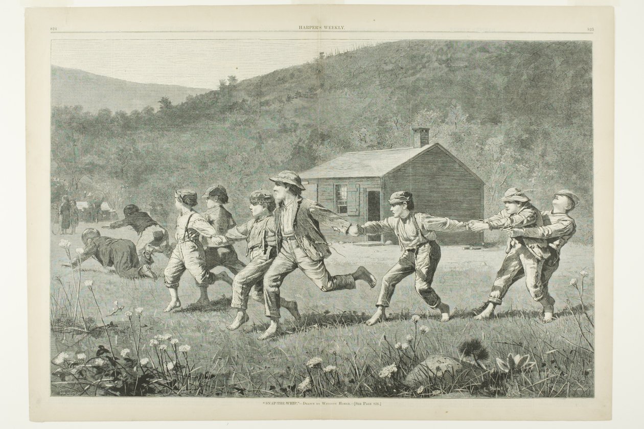 "Snap-the-Whip" af Winslow Homer