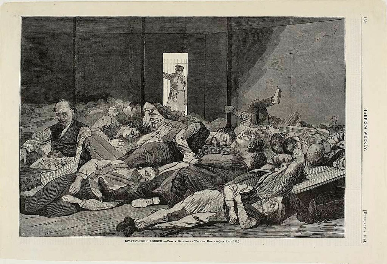 Station House Lodgers af Winslow Homer