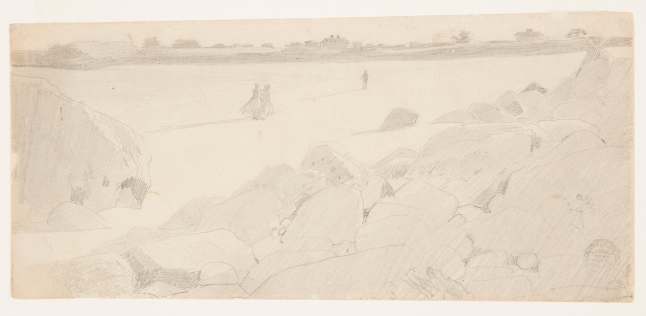 Undersøgelse til "Rocky Coast and Gulls" af Winslow Homer