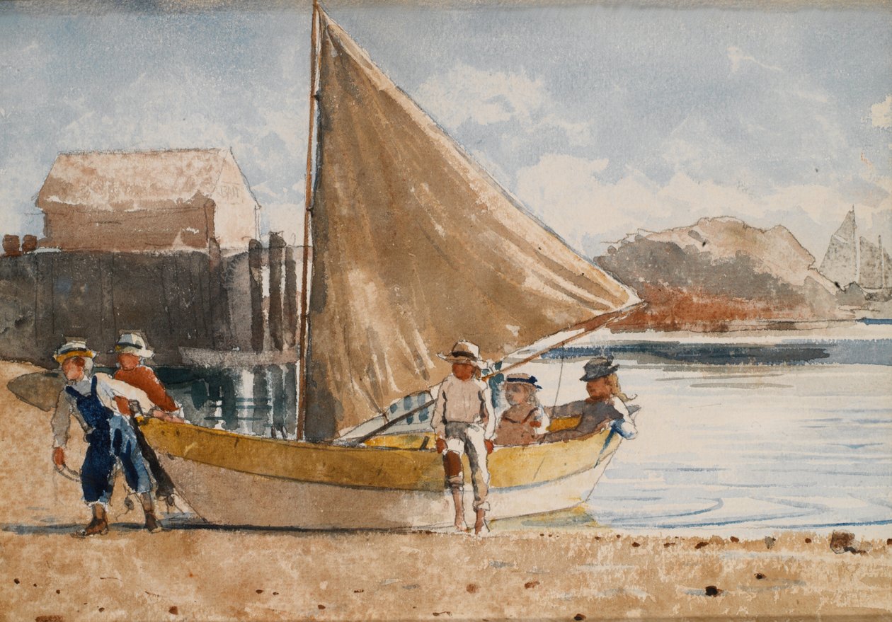 Sommertid, 1880. af Winslow Homer