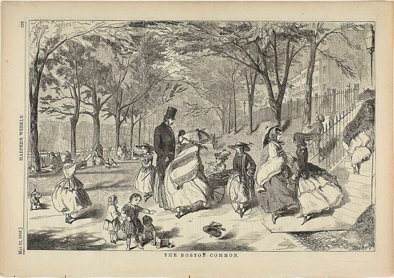 The Boston Common af Winslow Homer