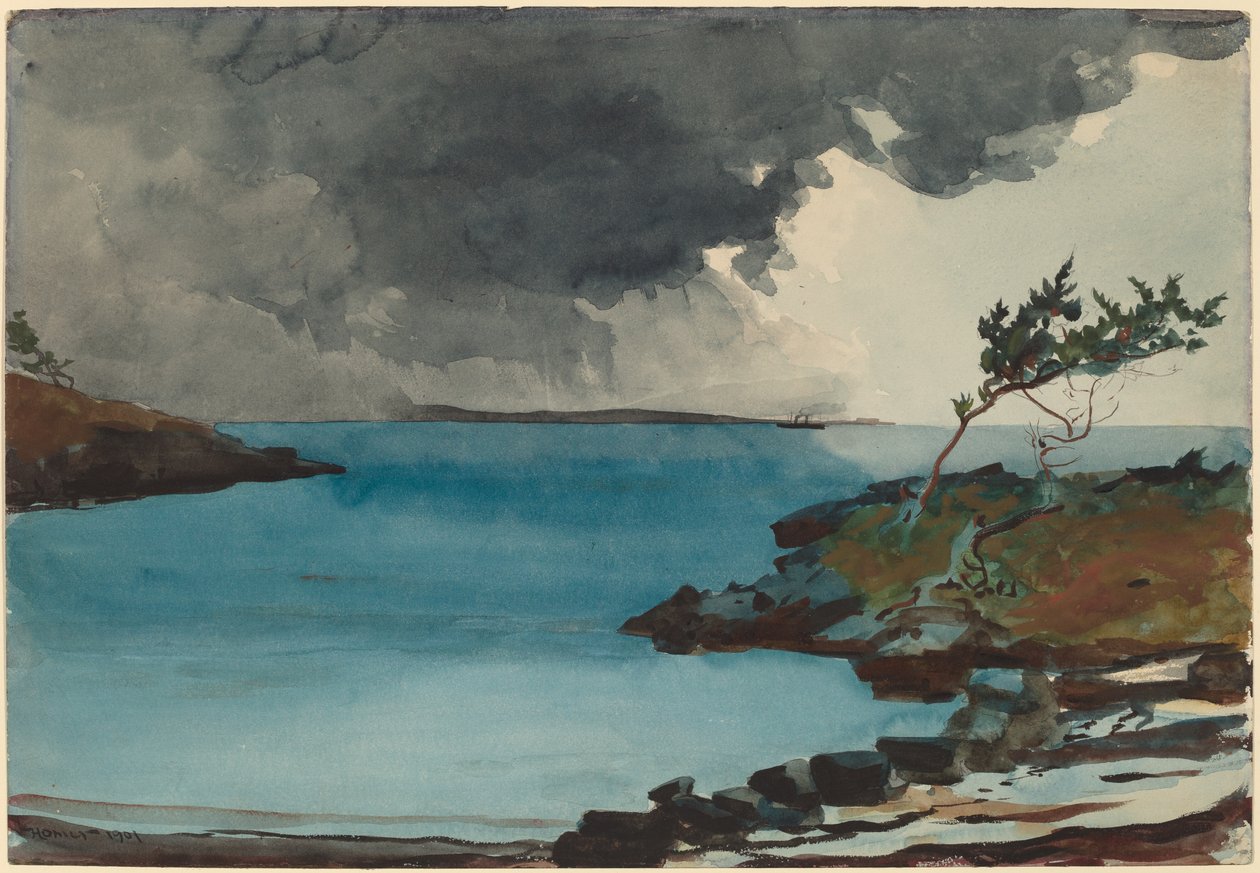 Den kommende storm, 1901. af Winslow Homer