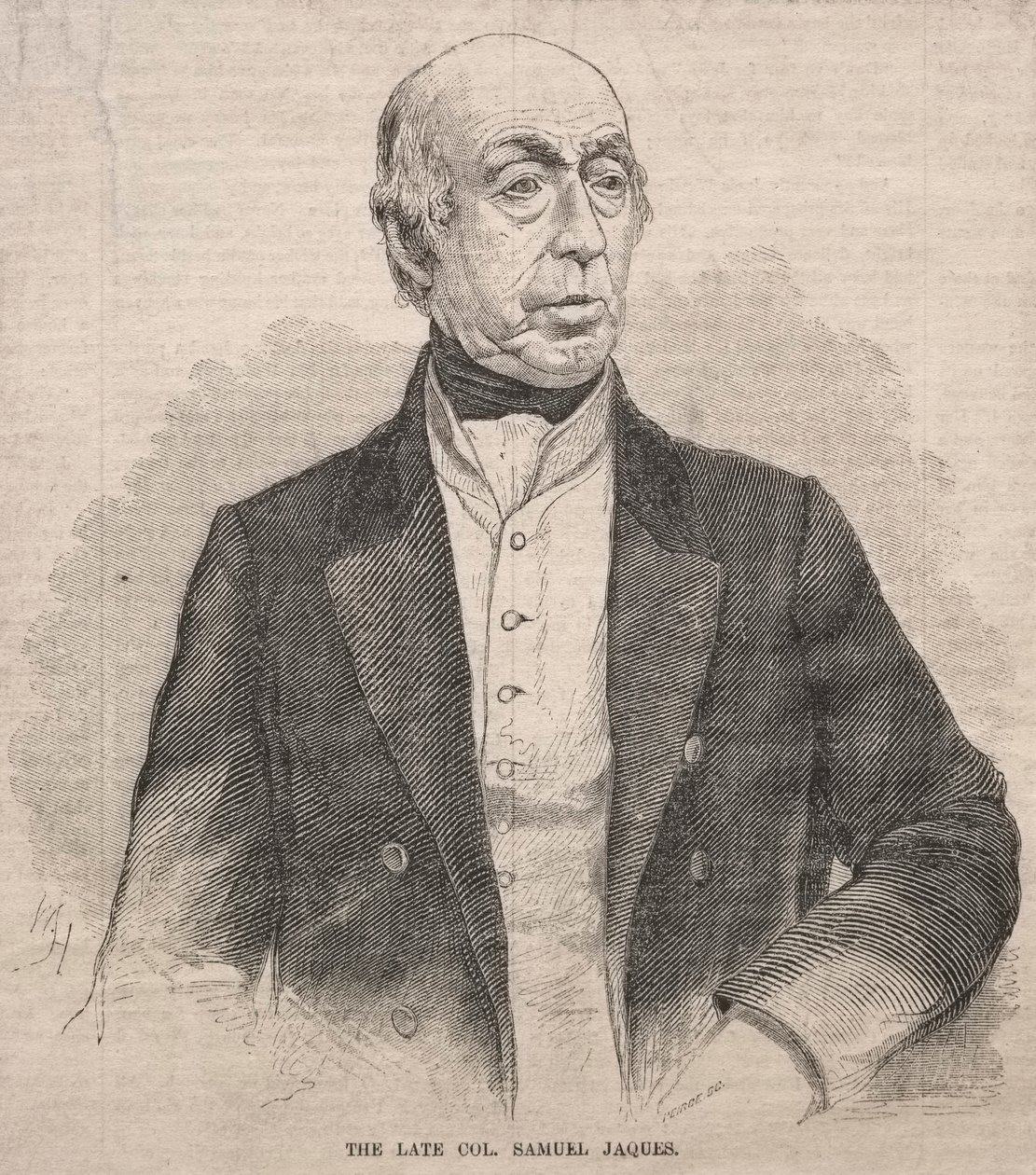 Den afdøde oberst Samuel Jaques, 1859. af Winslow Homer