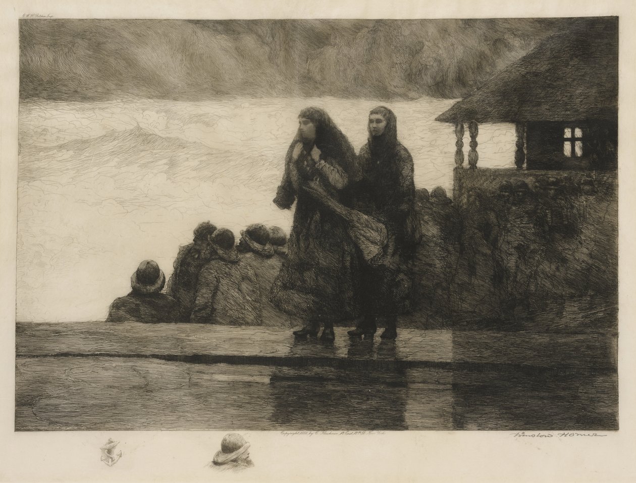 Havets farer, 1888 af Winslow Homer