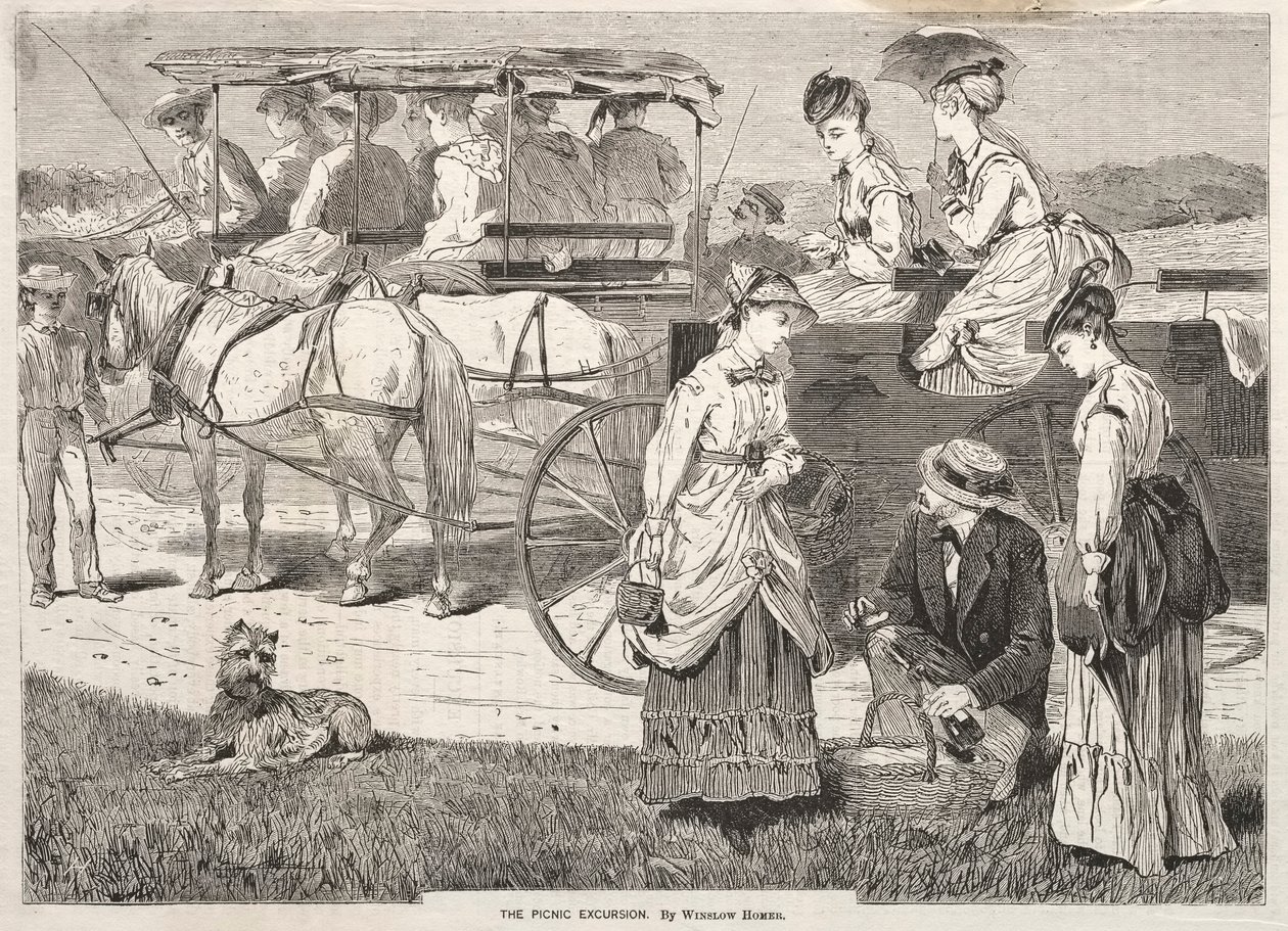 Picnic-udflugten, 1869. af Winslow Homer