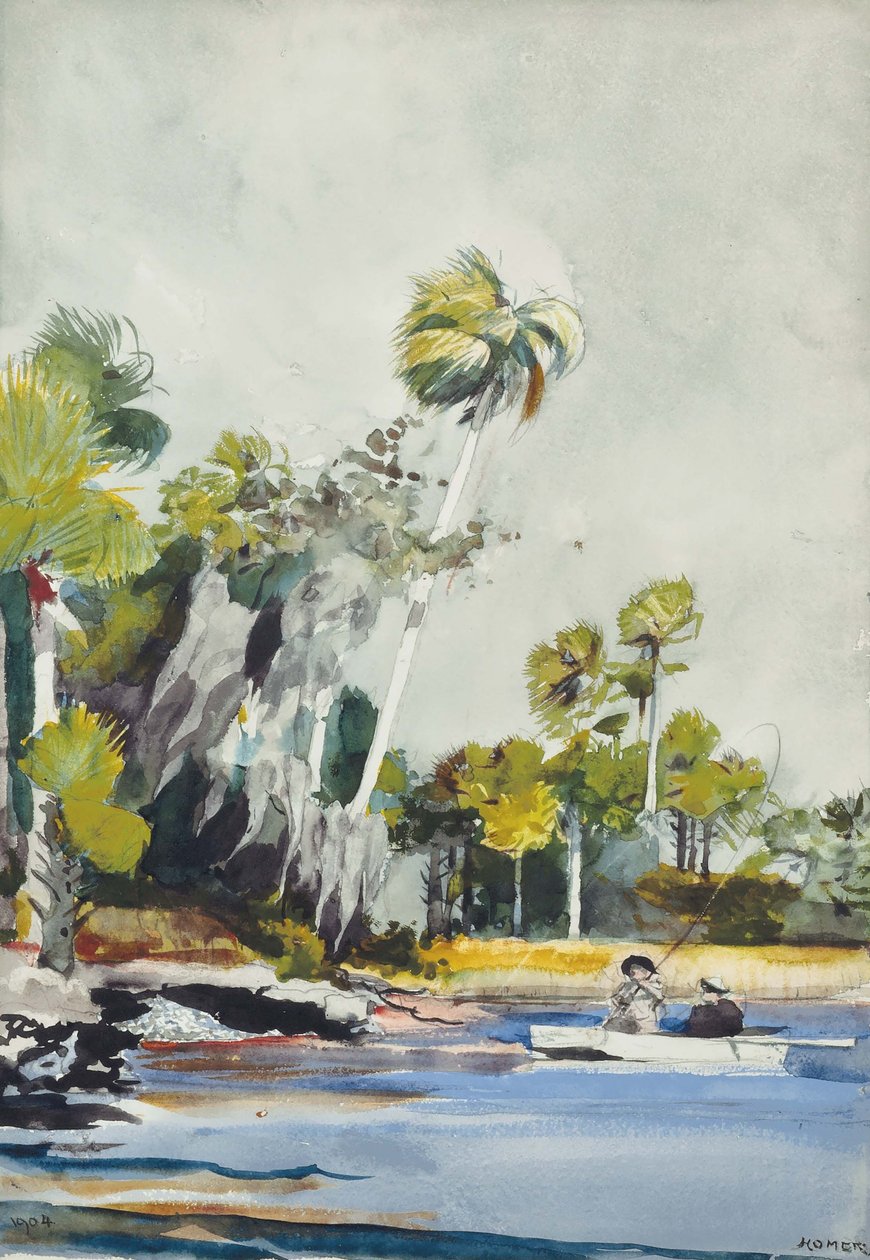 Dyngen af skaller af Winslow Homer