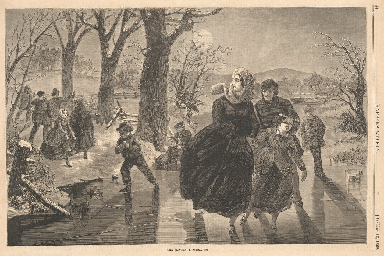 Skøjtesæsonen af Winslow Homer