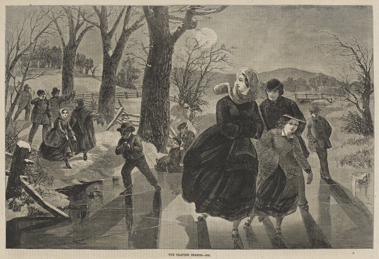 Skøjtesæsonen af Winslow Homer