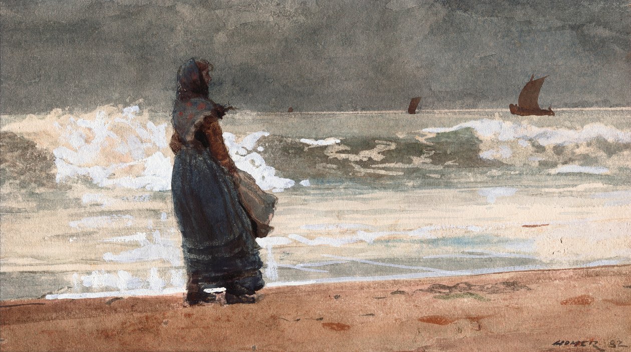 The Watcher, Tynemouth af Winslow Homer