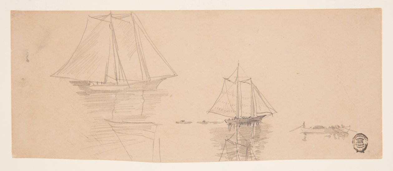 To Skonnerte og Dories af Winslow Homer