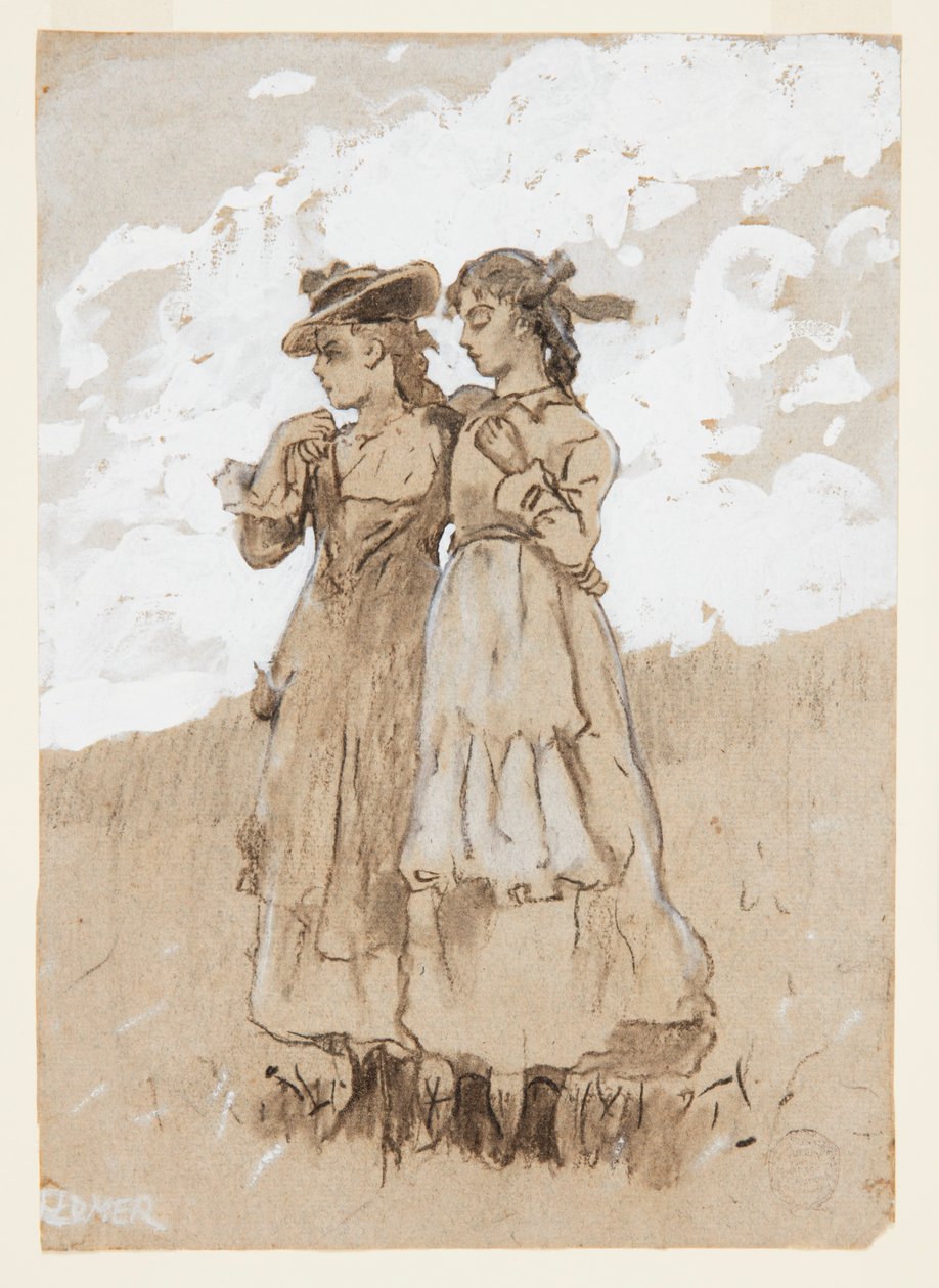 To unge piger af Winslow Homer