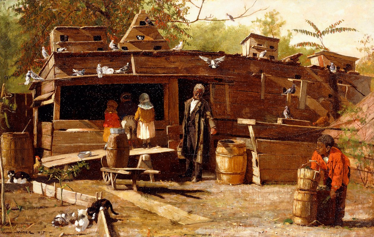 Onkel Ned hjemme, 1875 af Winslow Homer