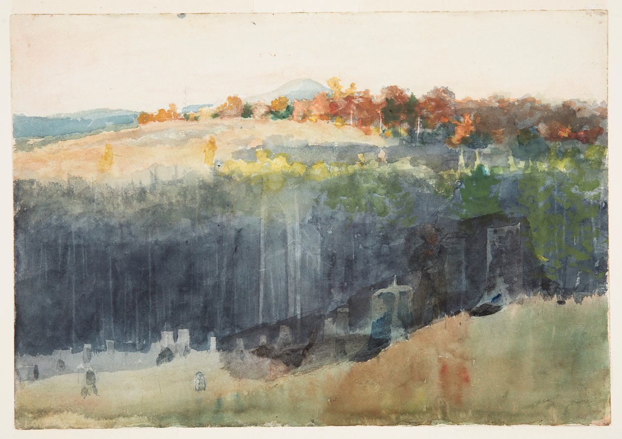 Valley og Hillside af Winslow Homer
