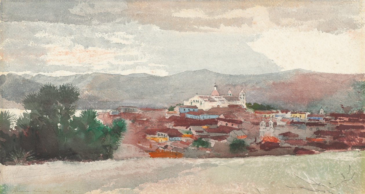 Udsigt over Santiago de Cuba, 1885. af Winslow Homer