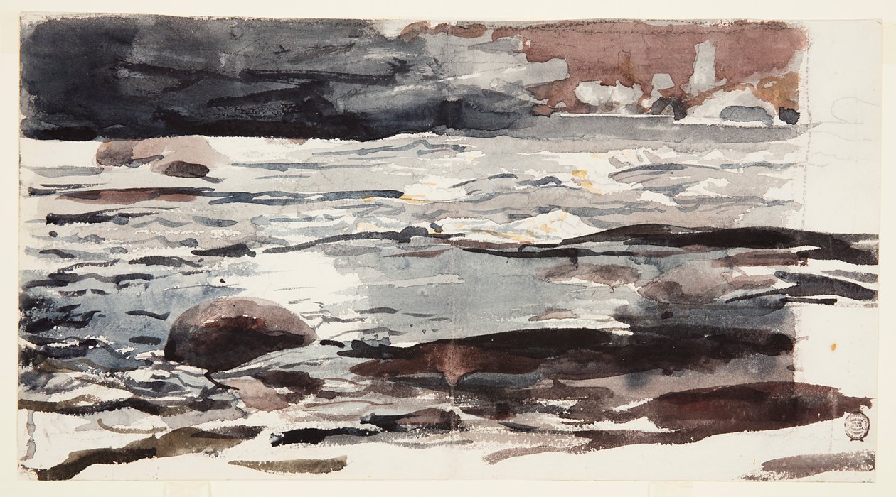 Woodland Stream af Winslow Homer
