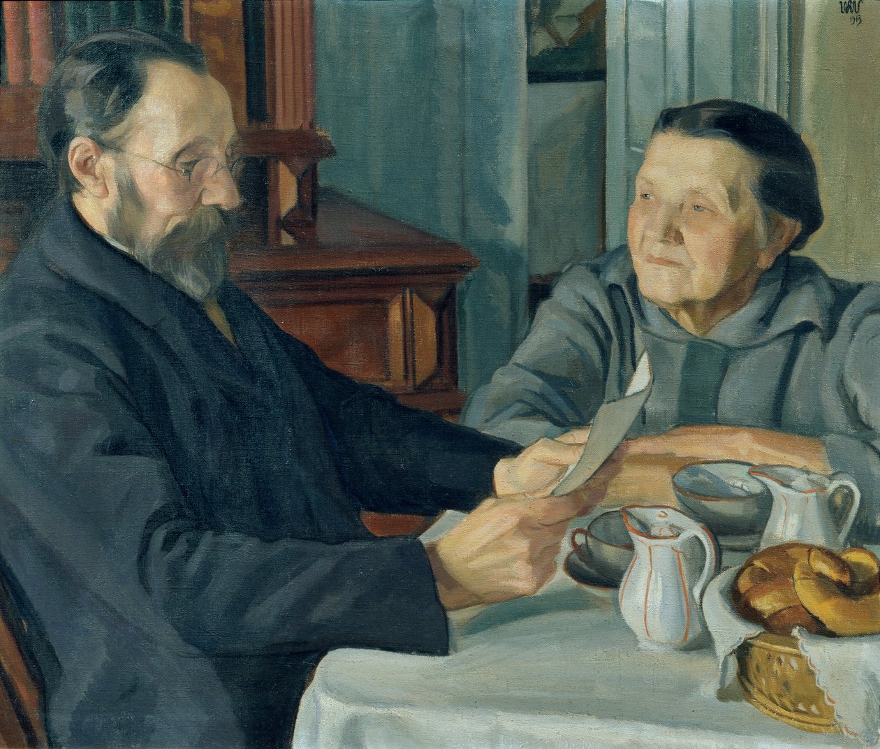 kunstnerens forældre af Wojciech Stanislaw Weiss