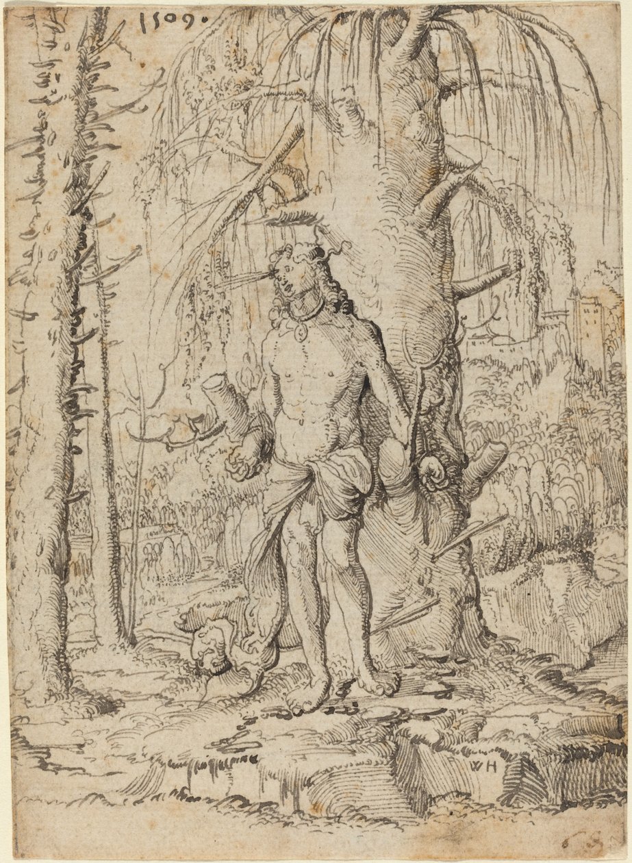 Sankt Sebastian af Wolf Huber