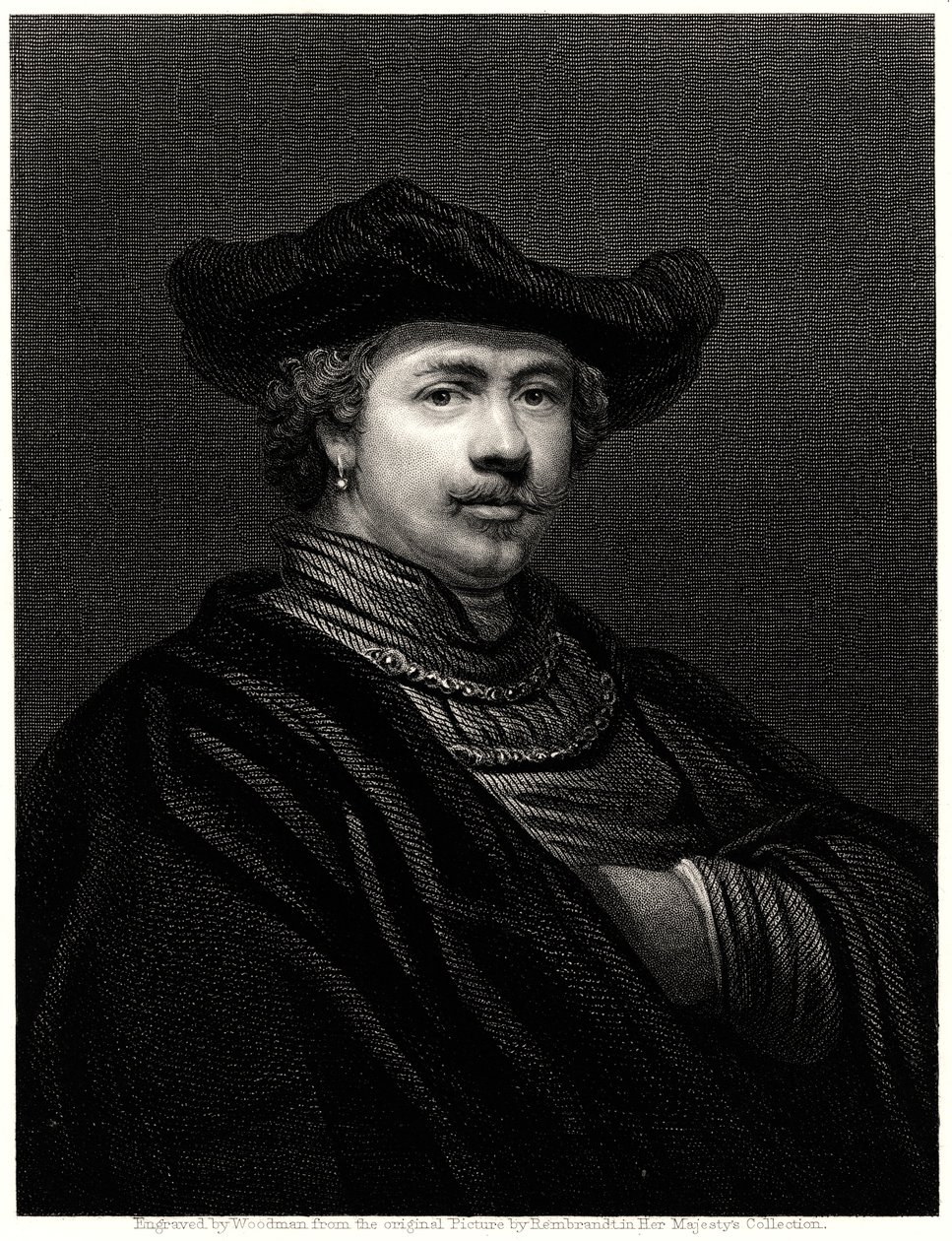 Rembrandt, 1800-tallet af Woodman