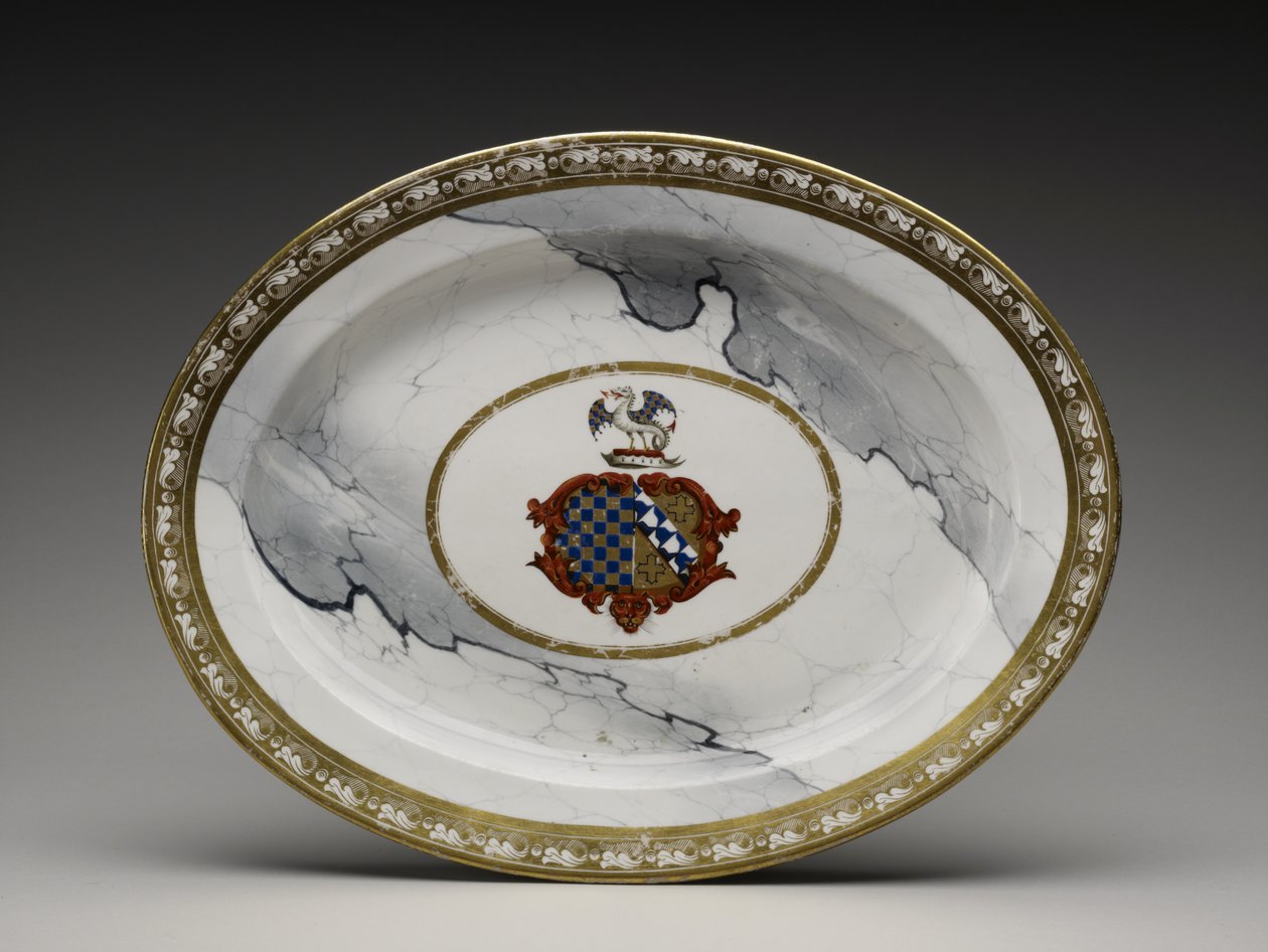 Plade af Worcester Porcelain Manufactory