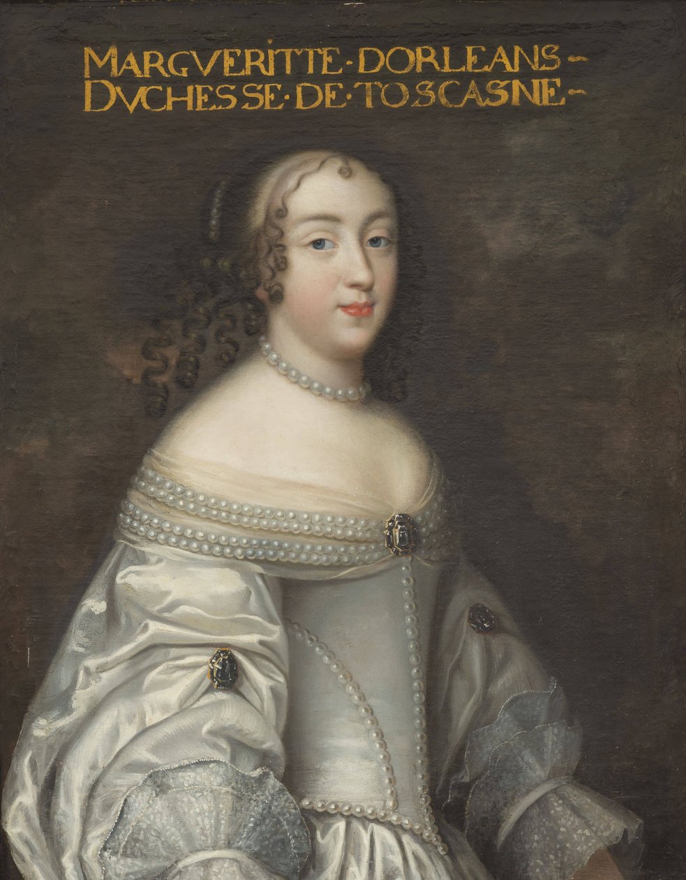Marguerite Louise de Bourbon-Orléans, storhertuginde af Toscana (1645-1721) af Workshop of Charles Beaubrun