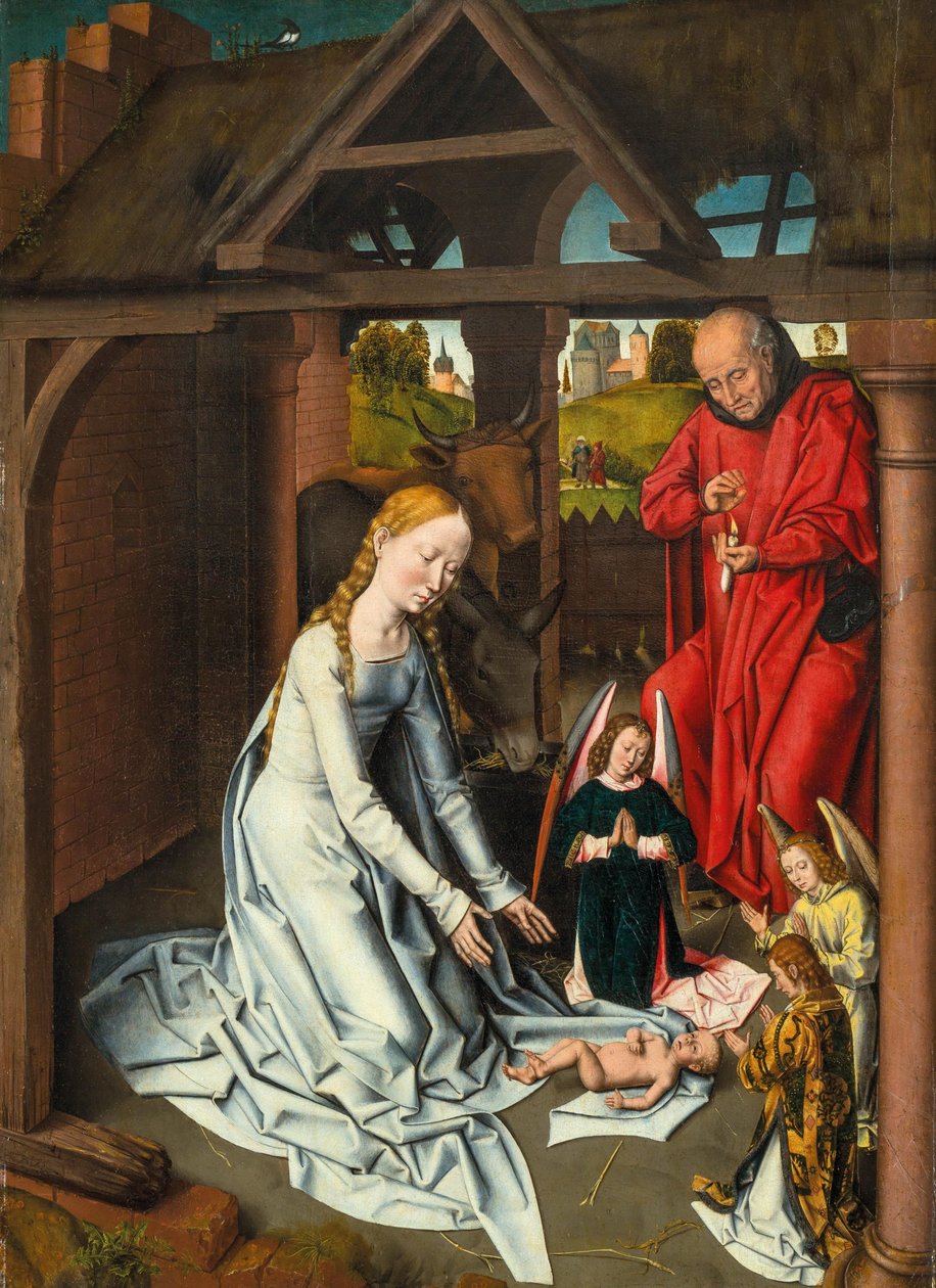 Kristi fødsel af Workshop of Hans Memling