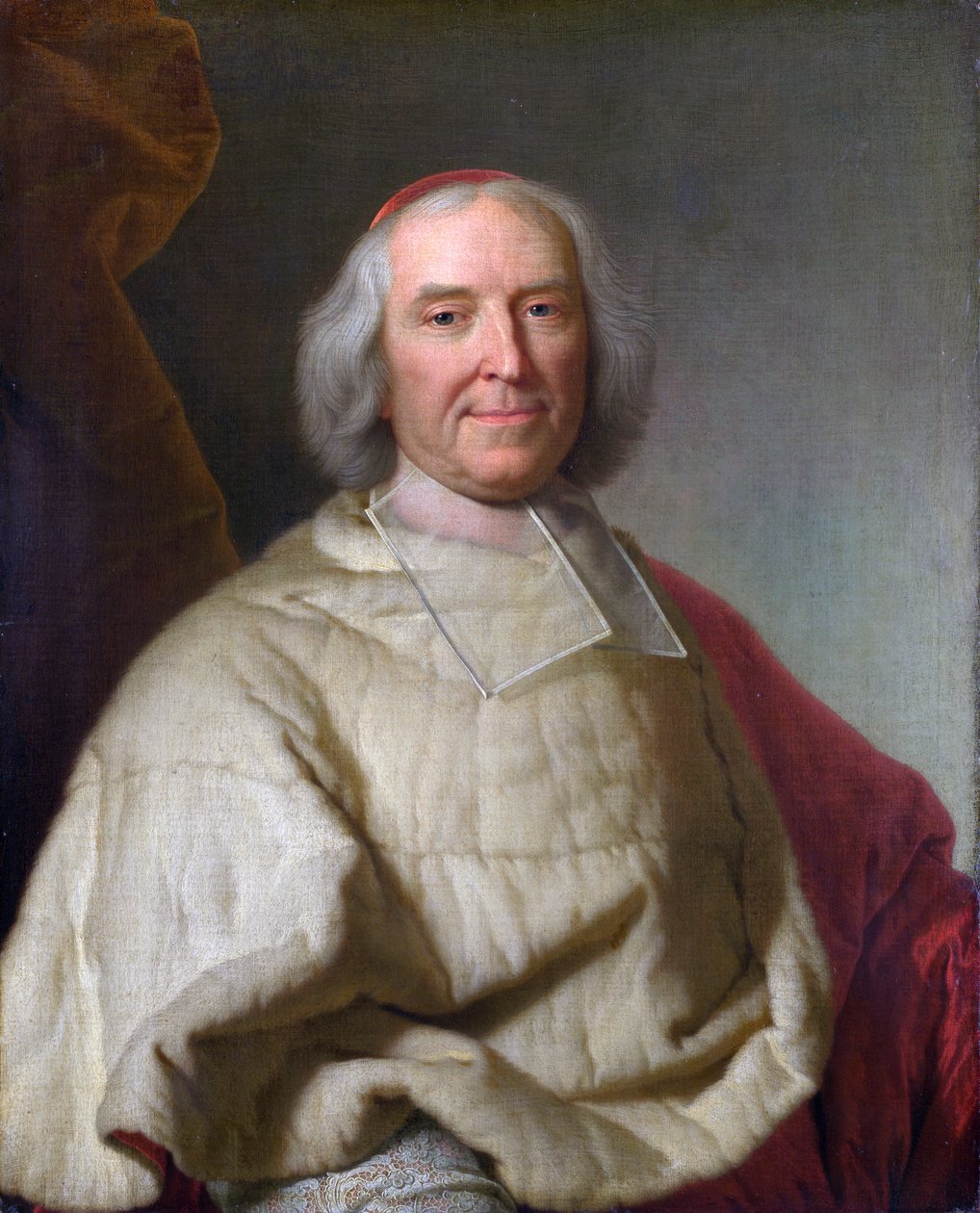 Kardinal Fleury af Workshop of Hyacinthe Rigaud
