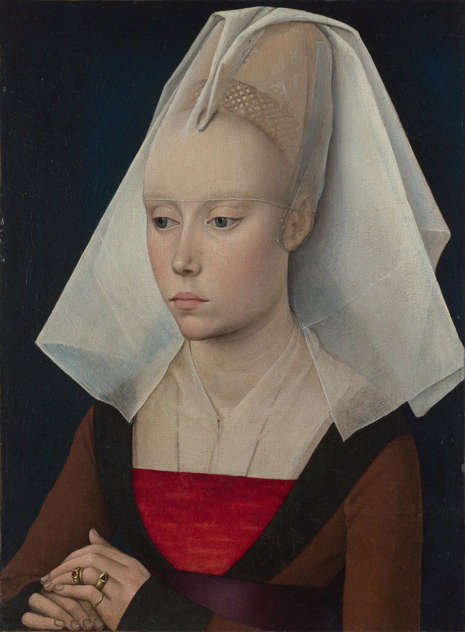 Portræt af en dame af Workshop of Rogier van der Weyden