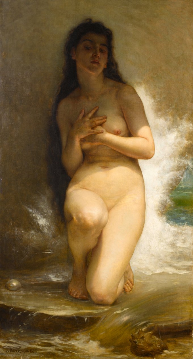 La Perle af Workshop of William Adolphe Bouguereau