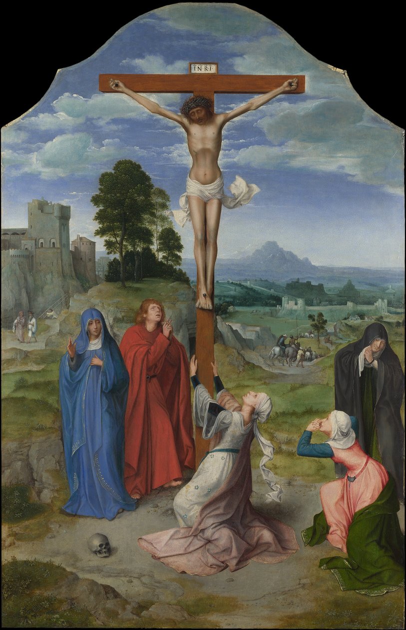 Korsfæstelsen af Workshop of Quentin Matsys