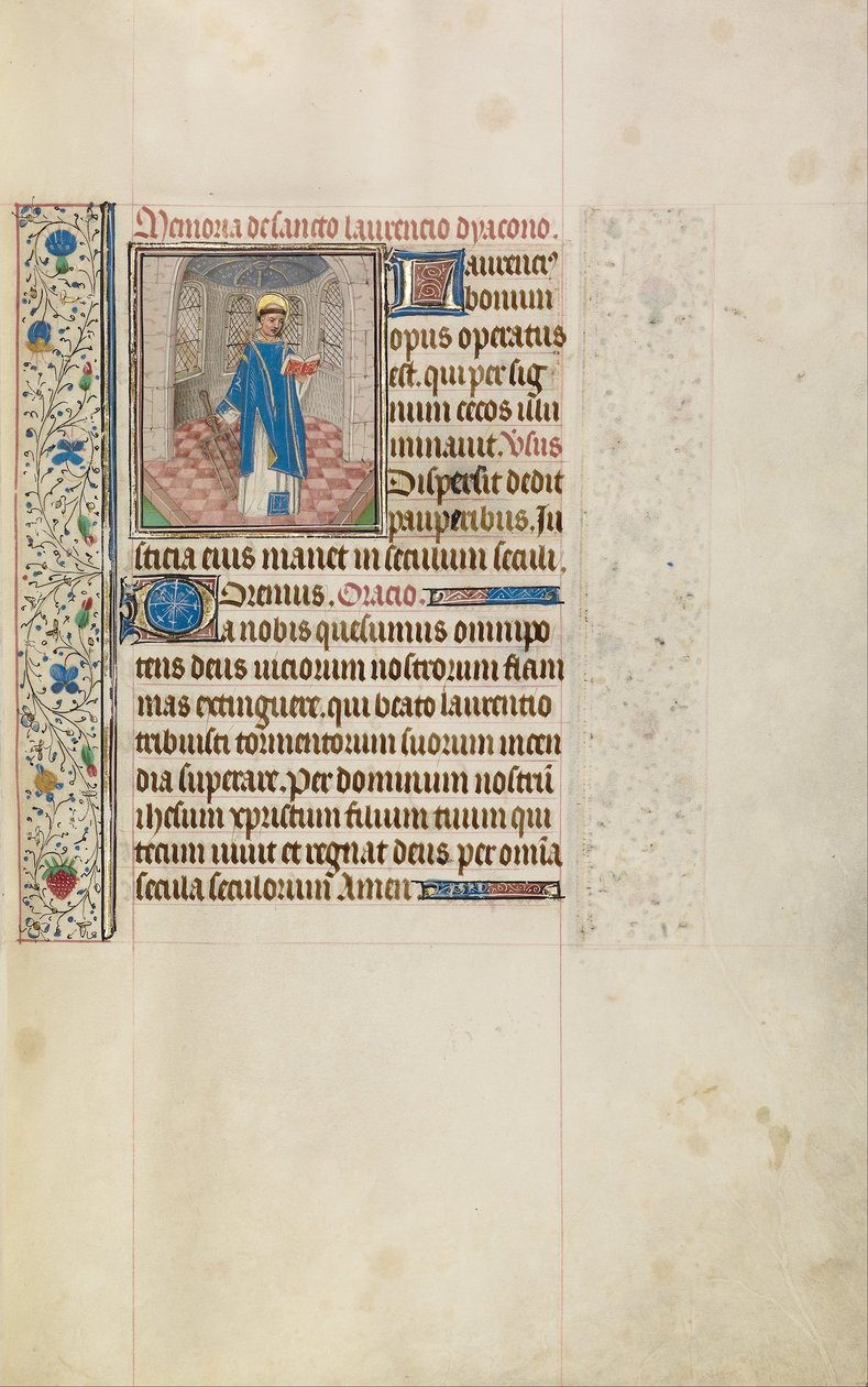 Saint Lawrence af Workshop of Willem Vrelant