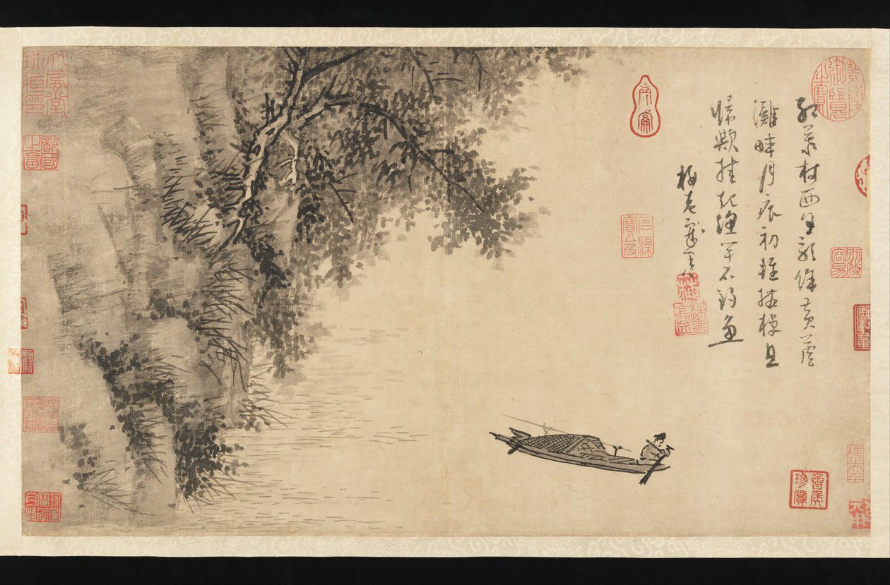 Fisker, ca. 1350. af Wu Zhen