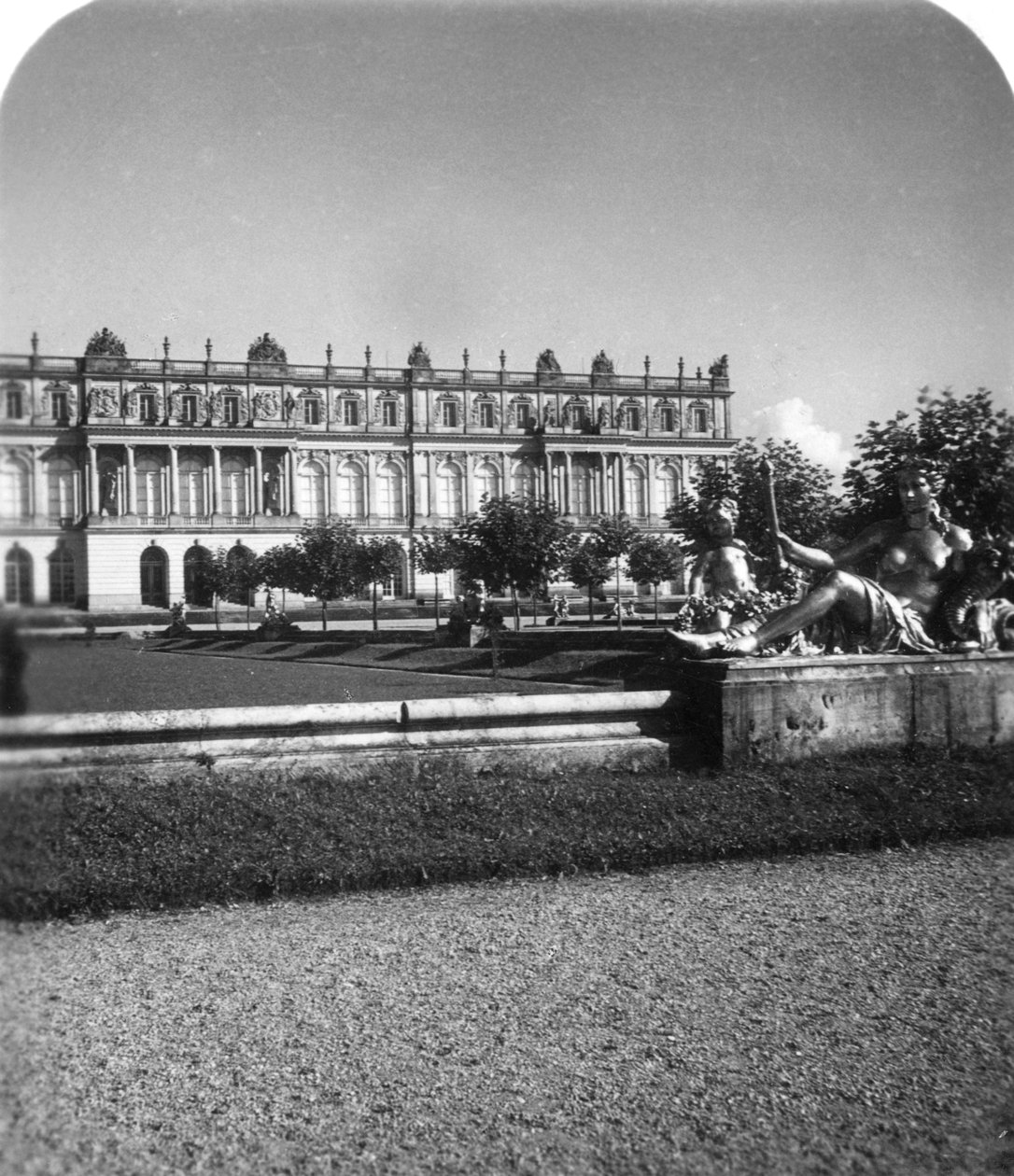 Herrenchiemsee-paladset, Bayern, Tyskland, omkring 1900-tallet. af Wurthle and Sons
