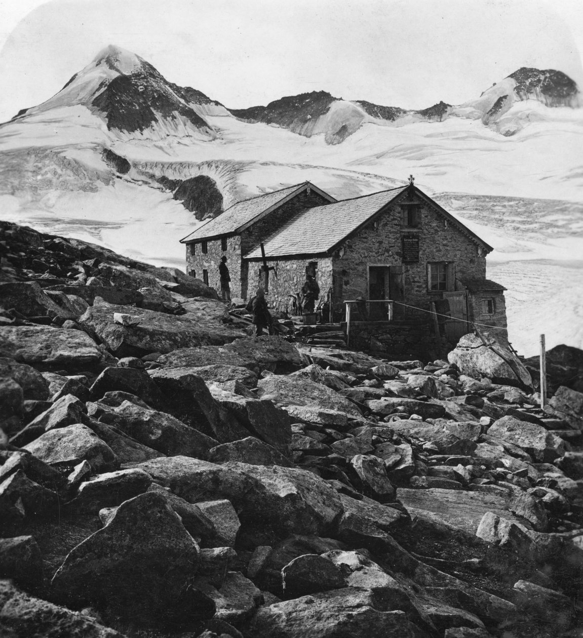 Kissinger Hut, Hohe Tauern, Østrig, omkring 1900-tallet. af Wurthle and Sons