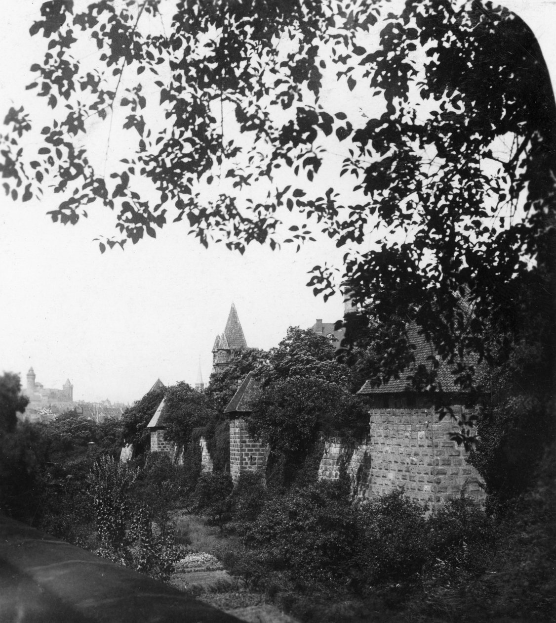 Stadtgraben, Bayern, Tyskland, omkring 1900-tallet. af Wurthle and Sons