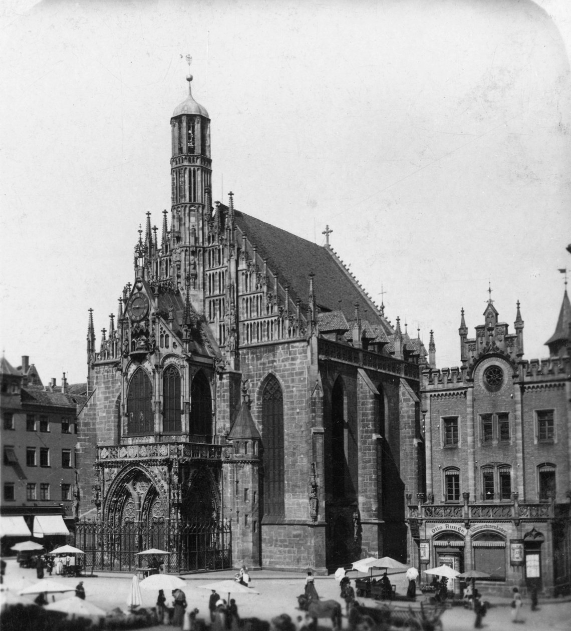 Frauenkirche, Nürnberg, Bayern, Tyskland, c1900. af Wurthle and Sons