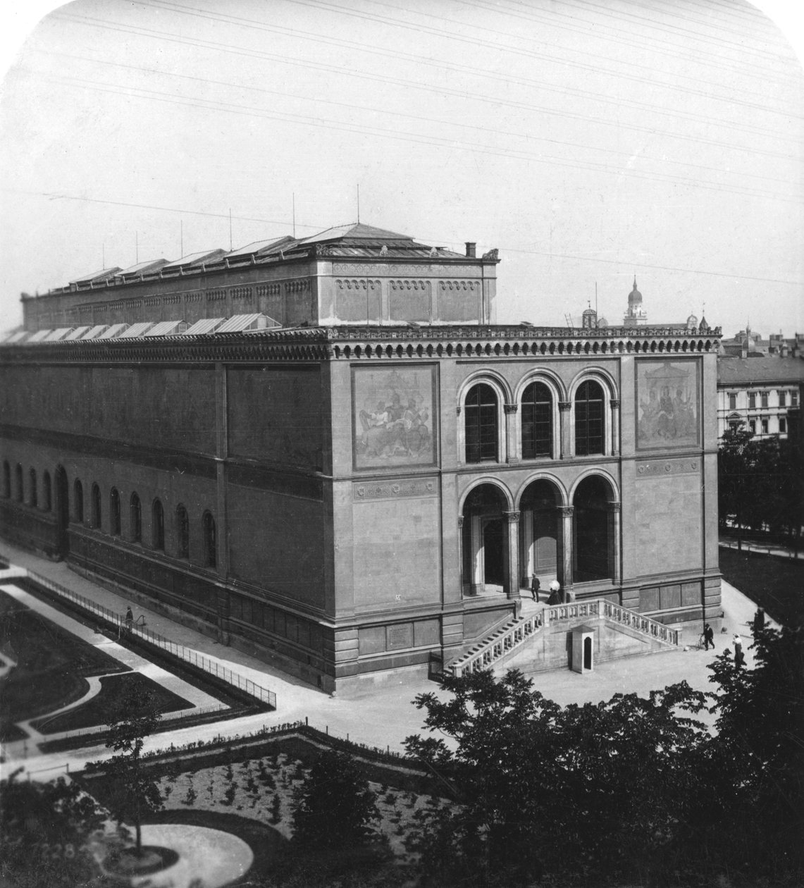 Neue Pinakothek, München, Tyskland, c1900. af Wurthle and Sons