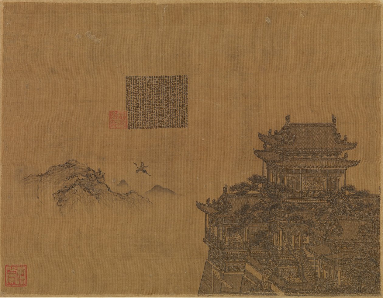 Den Gule Pavillon, ca. 1350. af Xia Yong