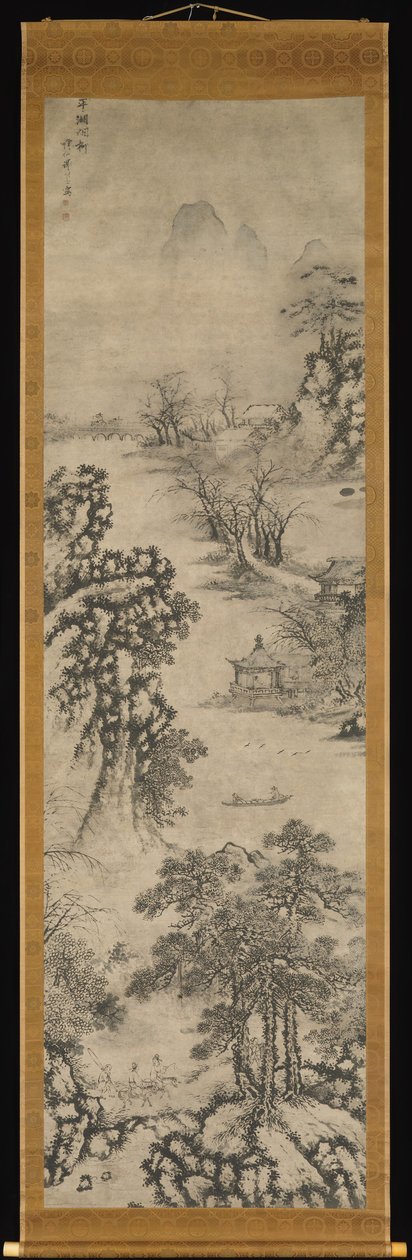 Landskaber af de fire årstider, dateret 1560. af Xie Shichen