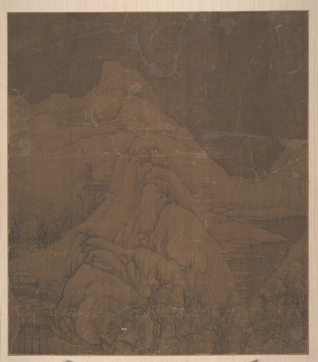 Snedækkede bjerge, ca. 1000. af Xu Daoning