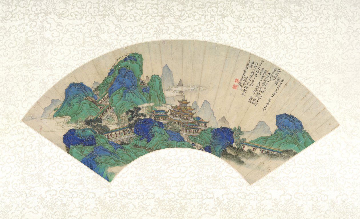 De udødeliges paladser, dateret 1753. af Xu Yang