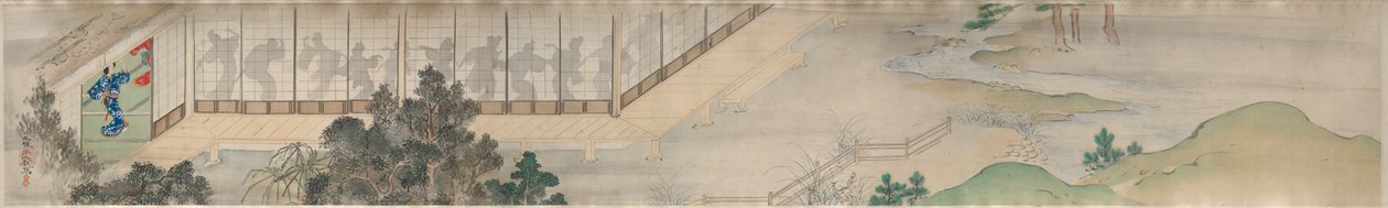 Skyggedanserne, 1800-tallet. af Yamamoto Baiitsu