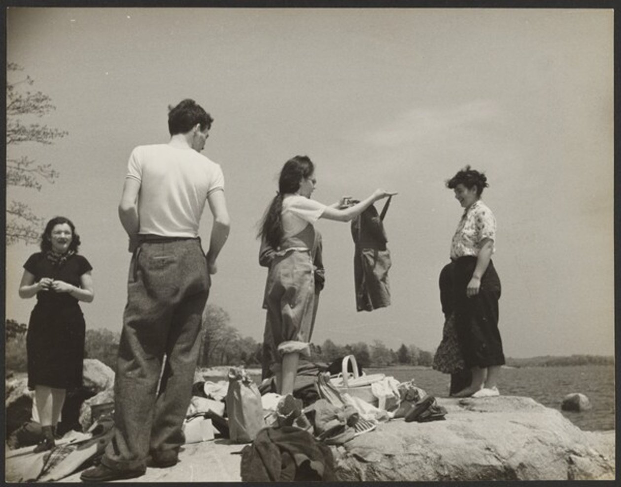 [Klassens picnic] af Yasuo Kuniyoshi