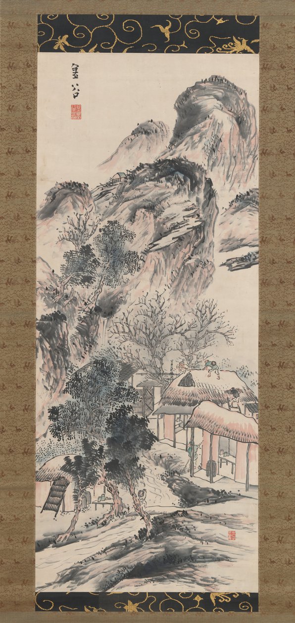 Forårsrengøring, 1800-tallet. af Yokoi Kinkoku