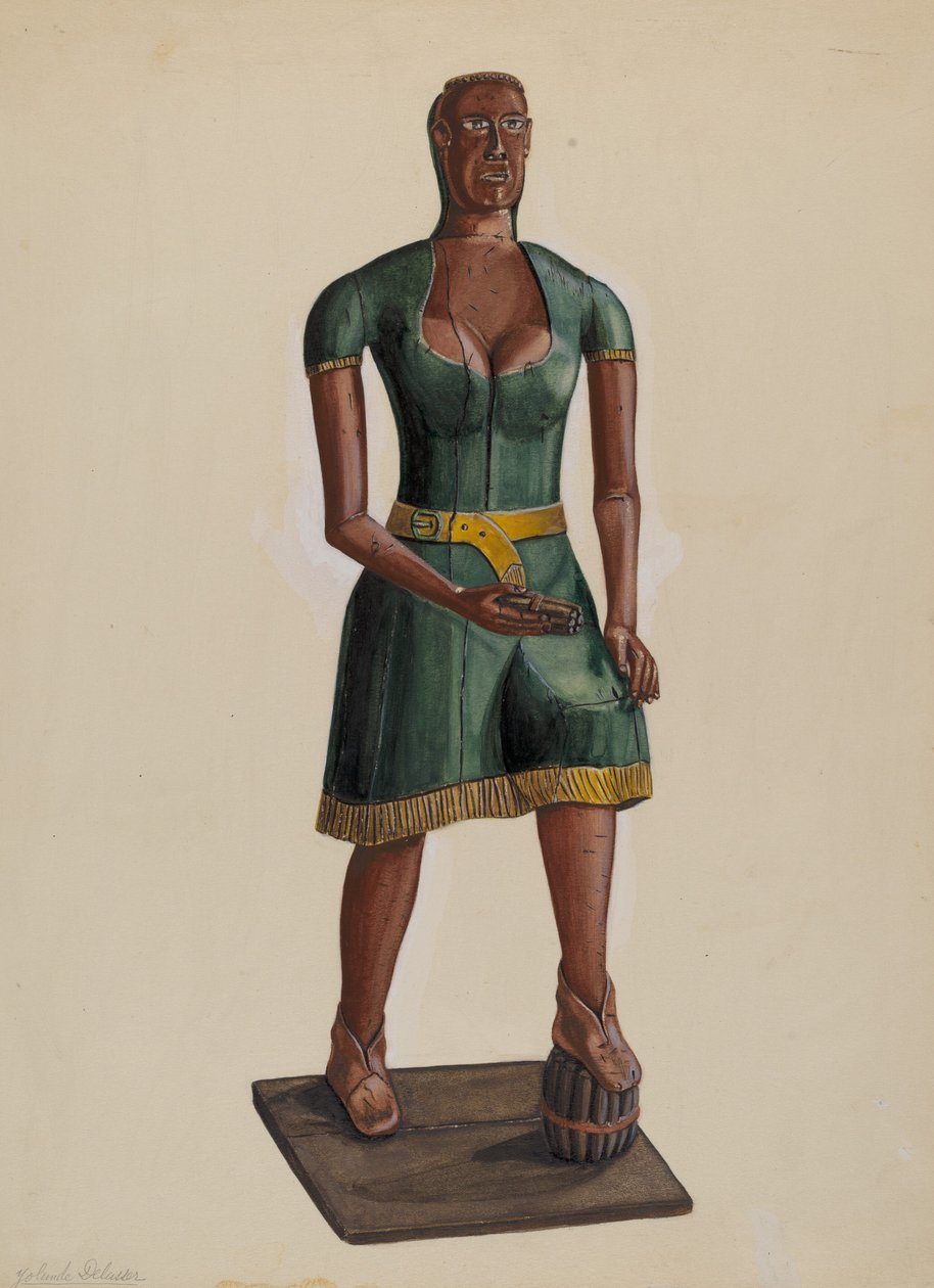 Cigarbutik indisk, 19351942. af Yolande Delasser
