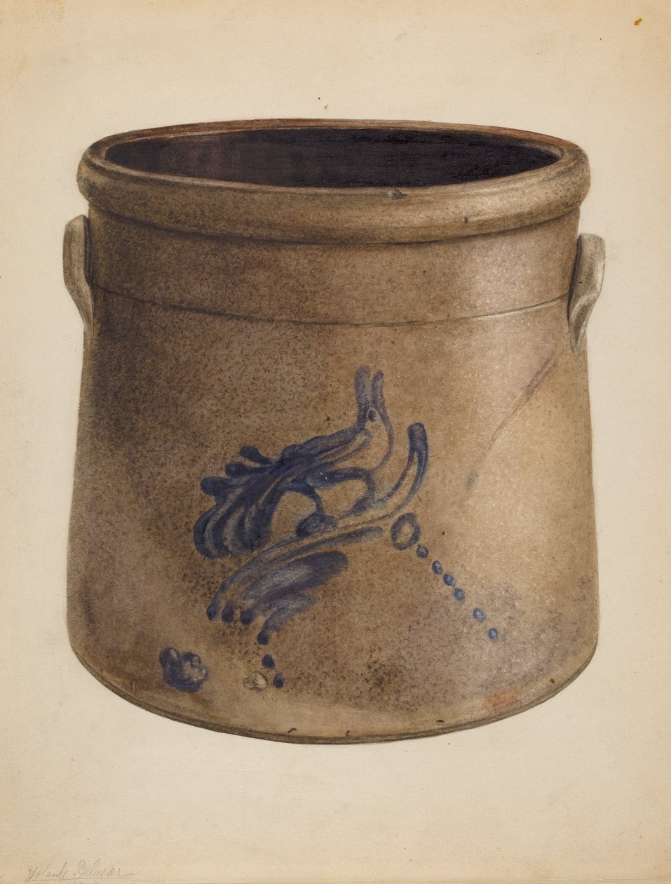 Crock, c. 1939. af Yolande Delasser