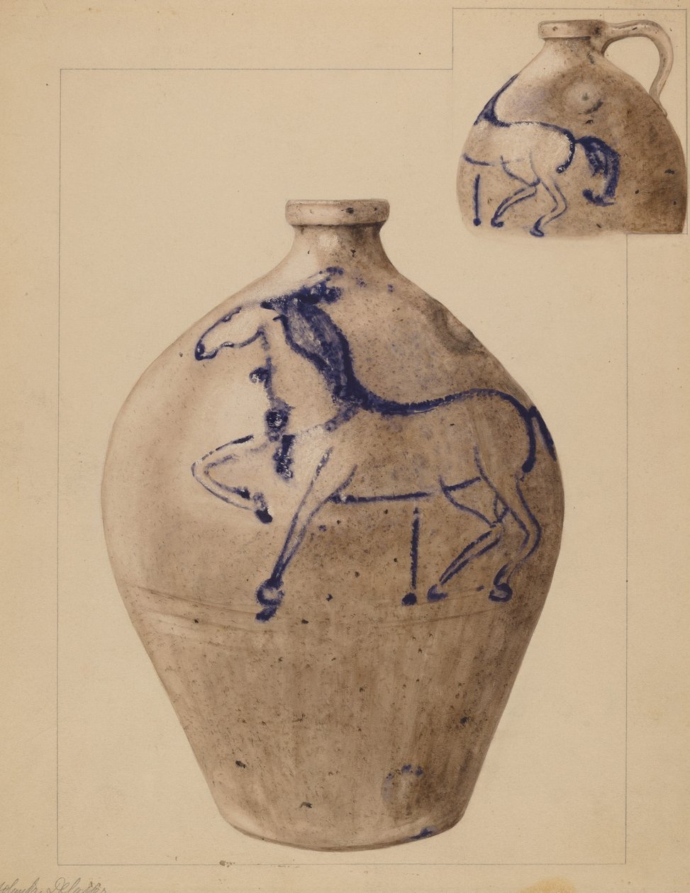 Kande, c. 1937. af Yolande Delasser
