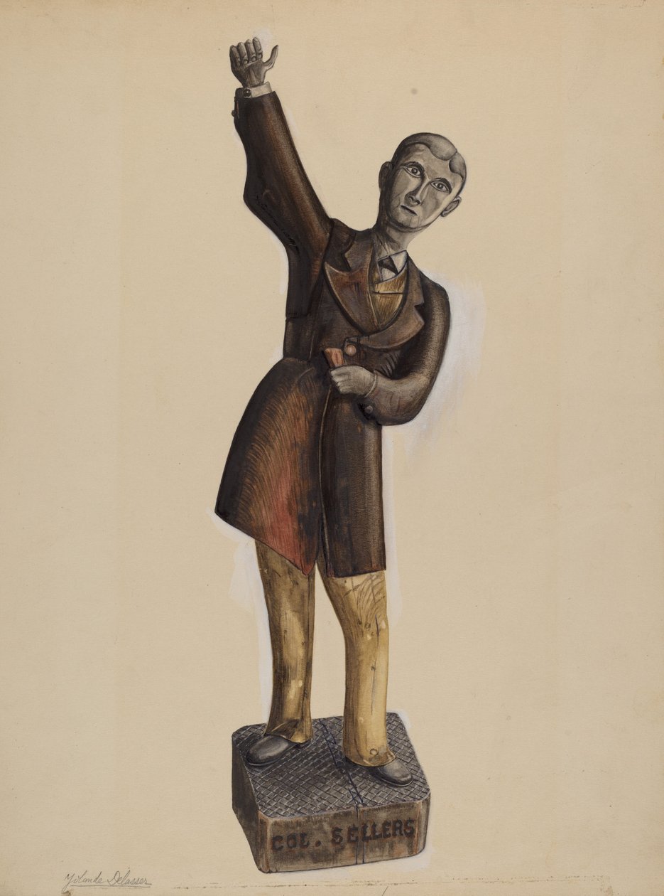 Medicinmand, ca. 1937. af Yolande Delasser