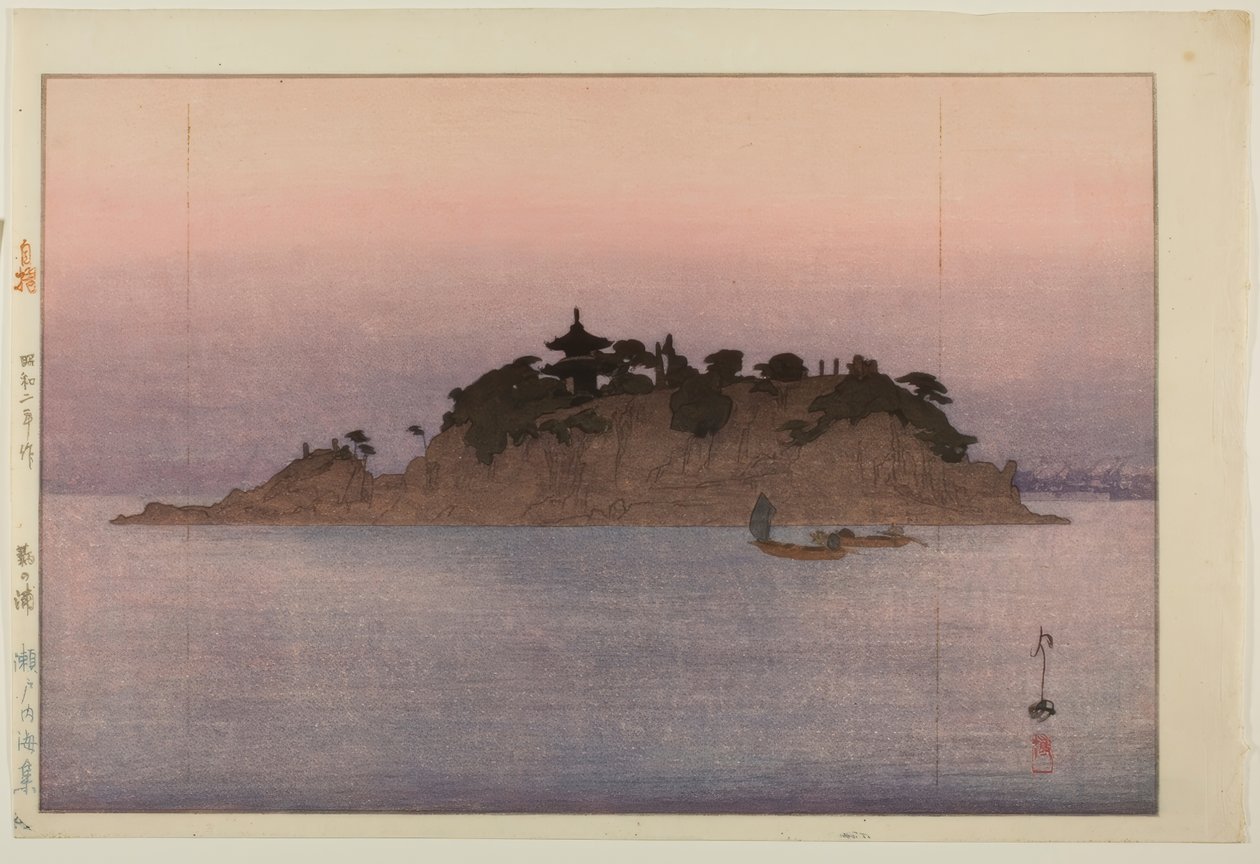 Tomonoura af Yoshida Hiroshi